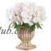 Impatiens Artificial Maintenance-Free Flower Bush - Set of 3, White   